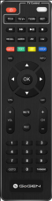 Hyundai DVBT 230 PVR, DVB-T2 Originálne diaľkové ovládanie
