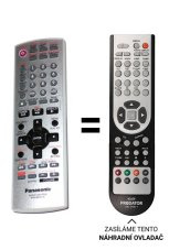 Panasonic N2QAJB000135 náhradní dálkový ovladač jiného vzhledu