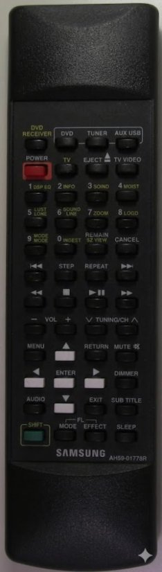 SAMSUNG AH59-01778R HT-TX250 HT-X250 Ersatzfernbedienung mit identischer Beschriftung
