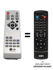 LG 6710CMAM09D, 6710CMAM09A náhradní dálkový ovladač jiného vzhledu
