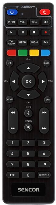 Sencor SDB 5007T original remote control with TV control