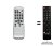 Funai NA994, NA690, NA977 replacement remote control of a different appearance