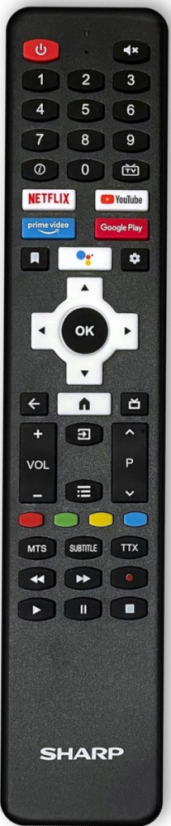 Vivax 32LE10K original remote control