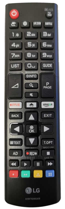 Original remote control LG AKB75095308