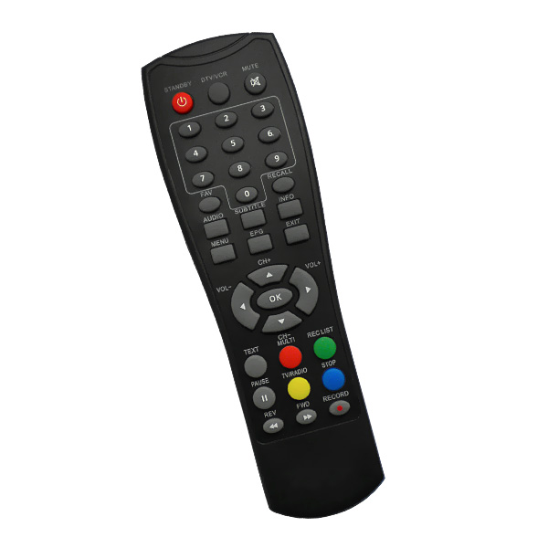 Mascom MC550T, MC550, MC525T, MC510T, Optex ORT8841, Gogen DVB-T137TU náhradní dálkový ovladač pro seniory