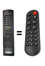 Vivax TV-32LE141T2S2SM náhradní dálkový ovladač pro seniory