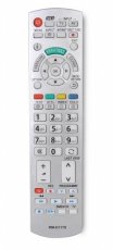 Panasonic N2QAYB000572 náhradní dálkový ovladač stejného vzhledu (šedý)