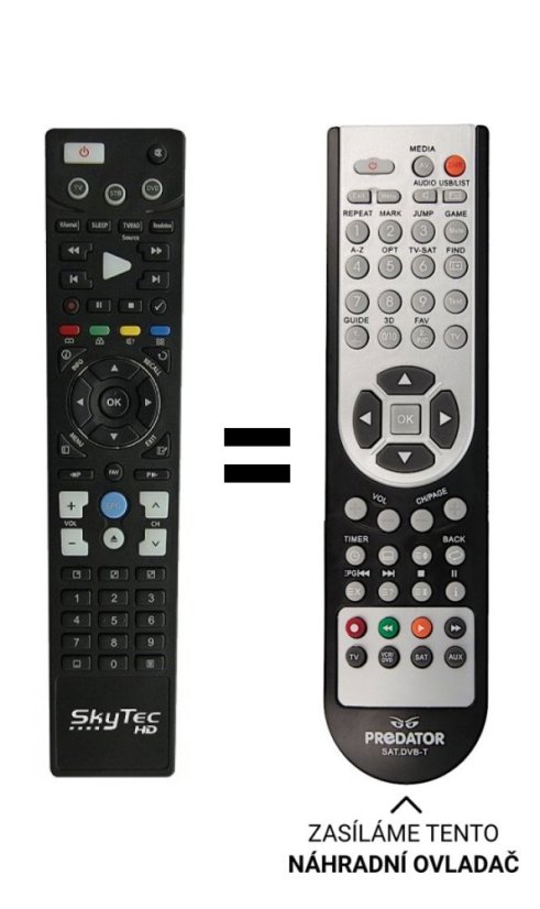 HD Box FS-9100 PVR, FS-9105, FS-9200, FS-9300 Replacement Remote Control