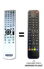 Sony STR-DG500, RM-AAU005 náhradní dálkový ovladač jiného vzhledu