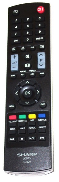 Originální dálkový ovladač Sharp GJ-220 pro LC-19LE320