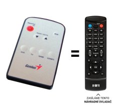 Genius SW-HF 5.1 5000 náhradný diaľkový ovládač iného vzhľadu.