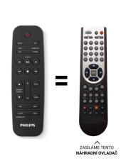 Philips AZ700T/12 náhradní dálkový ovladač jiného vzhledu