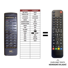 Pioneer D-05, D05 replacement remote control of a different appearance