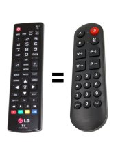 LG AKB73715603, AKB73715679 náhradní dálkový ovladač pro seniory