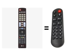 LG AKB73615303, AKB74115504 náhradní dálkový ovladač pro seniory