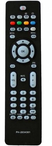 Philips RC4728/01, 313923814201, RC2034301/01 náhradný diaľkový ovládač rovnakého vzhľadu.