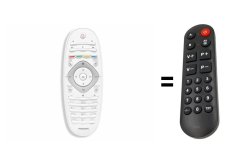 Philips 242254990301, YKF293-001 náhradný diaľkový ovládač pre seniorov