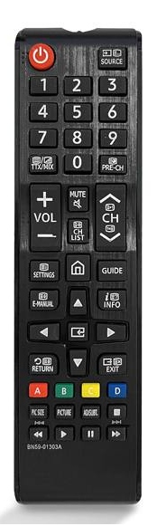 Samsung BN59-01326A, BN59-01268D náhradní dálkový ovladač stejného vzhledu