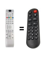 Technika 22-LF904SS13 náhradní dálkový ovladač pro seniory
