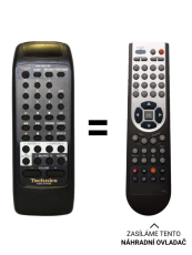Technics RAK-CH201WH náhradní dálkový ovladač jiného vzhledu