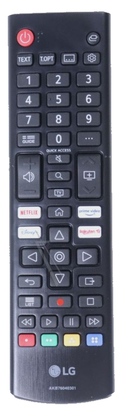 LG AKB76040301 náhradní dálkový ovladač pro seniory