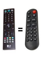 LG AKB73655861, AKB73655802, AKB73655847 náhradní dálkový ovladač pro seniory