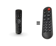 Philips YKF346-001, YKF345-001 náhradní dálkový ovladač pro seniory