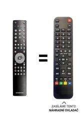 Grundig TP3 náhradní dálkový ovladač jiného vzhledu