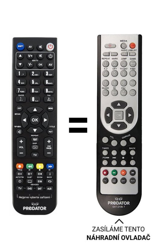 Philips 21pt5301 Náhradné diaľkové ovládanie iného vzhľadu