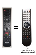 Hisense EN-33928HS náhradní dálkový ovladač jiného vzhledu