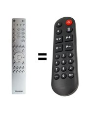 Grundig TP2 náhradní dálkový ovladač pro seniory
