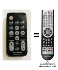 Hyundai TRC 802 DRSU3 Replacement Remote Control