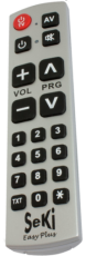SEKI EASY PLUS univerzální dálkový ovladač pro seniory