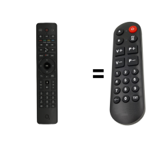 O2 TV SML-5442TW náhradní dálkový ovladač pro seniory
