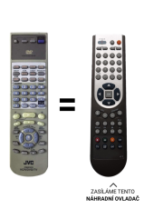 JVC 076D0FO010 TV, DVD, VCR Replacement Remote Control