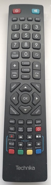 Sharp LC-40FG3242E náhradní dálkový ovladač pro seniory