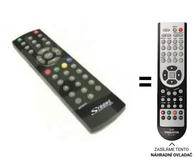 Strong SRT5004, SRT5220, SRT5025, SRT5006, SRT6350CI Replacement Remote Control.