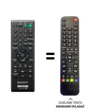 Sony RMT-D197P, RMT-D198P náhradní dálkový ovladač jiného vzhledu