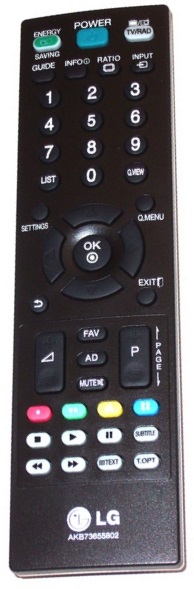 LG AKB73655861, AKB73655802, AKB73655847 náhradní dálkový ovladač pro seniory