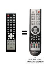 ECG DVD4517HDMI náhradní dálkový ovladač jiného vzhledu