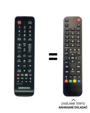 Samsung UE43NU7192, UE40NU7192 náhradní dálkový ovladač jiného vzhledu
