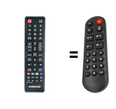 Samsung BN59-01324A náhradní dálkový ovladač pro seniory