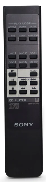 Sony CDP-C305M replacement remote control RM-D306