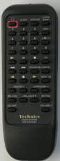 Technics SC-CH540, SC-CH570, RAK-CH202WH, replacement remote control with the same description