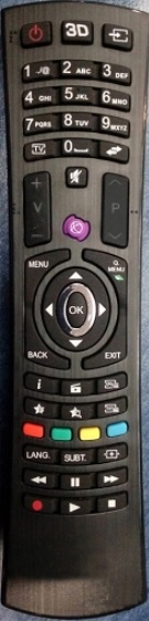 Finlux TVF32FHC4660, TVF24FDM5660 replacement remote control of the same appearance