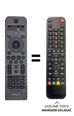 Philips BDP9100, BDP7300 náhradní dálkový ovladač jiného vzhledu