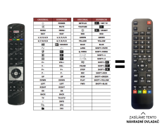 Hyundai HLR32T350SMART replacement remote control of a different appearance
