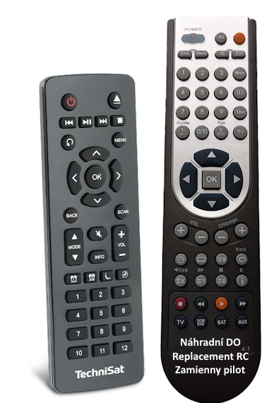 Technisat DIGITRADIO 631 replacement remote control