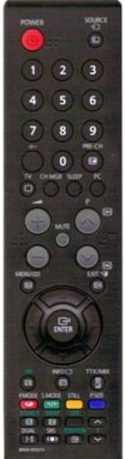 Samsung BN59-00507A, BN59-00609A náhradní dálkový ovladač stejného vzhledu