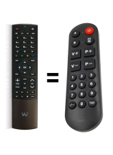 VU+ Uno 4K replacement remote control